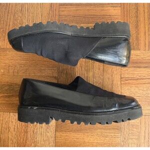 Vintage Paul Green Black Loafers - Size 5 - Slip On - Driving Moccasins